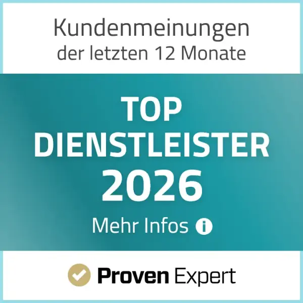 auszeichnung provenexpert firma räumungen rosseck top dienstleister 2026